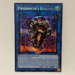 Fiendsmith's Requiem Prismatic Secret Rare Card Yu-Gi-Oh TCG - Image 3