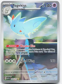 Pokemon Togekiss 235/217 Illustration Rare Ascended Heroes Pokemon Near Mint - Image 1