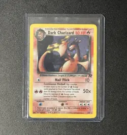 The Pokemon Company Dark Charizard 4/82 Team Rocket Holo Rare 80HP ENG - Image 1