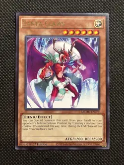 3x YuGiOh! - Santa Claws MZMU-EN079 Rare 1st Edition Near Mint - Image 2