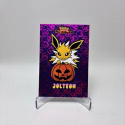 Pokemon 2025 Card Database Halloween Set Jolteon Purple Holo - Image 1