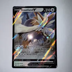 Stoutland V 117/163 Battle Styles Full Art Ultra Rare Pokemon Card MINT - Image 1