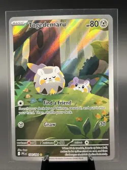 Pokemon Togedemaru 104/094 Illustration Rare Holo Me02: Phantasmal Flames Card - Image 1