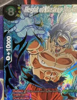 Dragon Ball Super Card Height of Mastery Son Goku, BT4-075 SPR Near Mint - Image 2