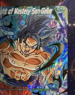 Dragon Ball Super Card Height of Mastery Son Goku, BT4-075 SPR Near Mint - Image 3