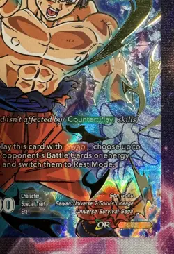 Dragon Ball Super Card Height of Mastery Son Goku, BT4-075 SPR Near Mint - Image 5