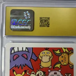 CGC Pristine 10 Pikachu Old Maid Pokemon Playing Cards 2019 Japanese 6135433C035 - Image 3