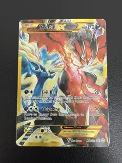 Yveltal EX a XY150A Alternate Art Holo Full Alt Art Card Heavily Used Promo - Image 2