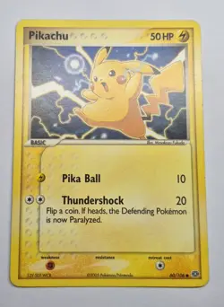 Pokemon TCG Pikachu 60/106 Non-Holo Card - Image 3