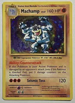 Machamp 59/108 (LP) Holo Rare XY Series: Evolutions 2016 Pokemon Card TCG - Image 1