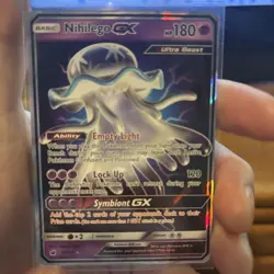 Pokemon TCG Nihilego GX Ultra Rare Card 49/111 Crimson Invasion NM - Image 2