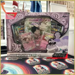 Pokemon TCG Houndstone ex Box Factory Sealed Promo Oversized Card - Image 1