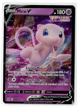 Mew V - 060/159 - Pokemon Crown Zenith Sword & Shield Ultra Rare Card NM - Image 1
