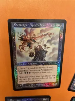 MTG - Overeager Apprentice - FOIL - Odyssey - Light Play - Image 1