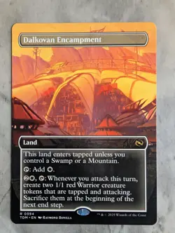 Dalkovan Encampment (Borderless) | MTG Tarkir (TDM) | Rare | Mardu Land | NM - Image 1