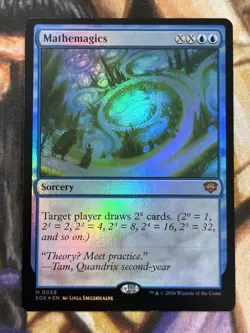 Mathemagics #0058 MTG Secrets of Strixhaven Foil English - Pack Fresh NM 🔥 - Image 1
