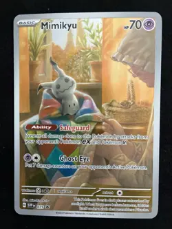 Pokemon Mimikyu TCG Scarlet & Violet Paldean Fates SVP075 Holo Promo Card - Image 1