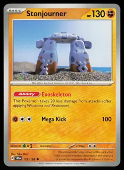 Stonjourner 121/198 Uncommon Scarlet & Violet Pokemon Near Mint - Image 1