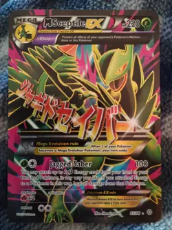 M Sceptile EX Full Art Holo Card Ancient Origins XY, Ultra Rare, Card 85/98 - Image 1