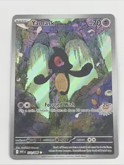 Yamask 122/086 Pokemon TCG: Scarlet & Violet White Flare Illustration Rare SV11W - Image 1