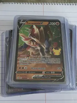 PokÃ©mon TCG Zamazenta v Celebrations Holo Ultra Rare Card 018/025 NM/Mint - Image 1