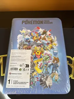 Pokemon Fossil Museum TCG Zip Binder Pokemon Center Exclusive - Image 1