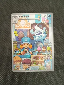 Vanillish 190/182 Illustration Rare Paradox Rift Pokemon NM/M - Image 1