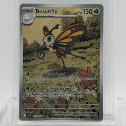 Pokemon TCG Ascended Heros Beautifly #219/217 Illustration Rare NM - Image 1