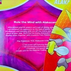 Pokemon TCG Alakazam V Box Factory Sealed 4 Booster Packs with Foil Bonus - Image 4