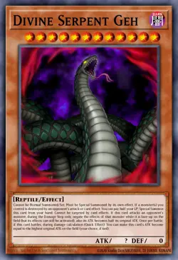Divine Serpent Geh DLCS-EN142 1st ED NM Yu-Gi-Oh! - Image 1