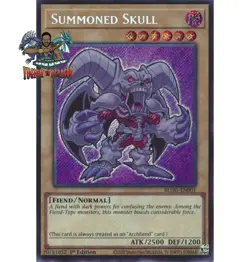 Yugioh! 1x Summoned Skull BLGG-EN001 Secret Rare 1st Ed NM - Image 1