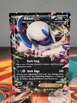 Absol EX XY62 Black Star Promo Pokemon Card See Description - Image 1