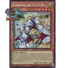 Yugioh! 1x Constellar Castor BLGG-EN016 Secret Rare 1st Ed NM - Image 1