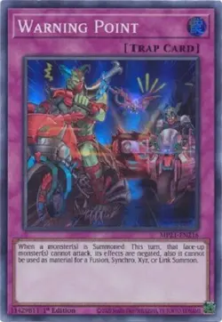 Warning Point - MP21-EN216 Super Rare 1st Ed Yugioh Ancient Battles - Image 1