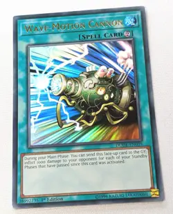 Yugioh Card - Wave-Motion Cannon - Ultra Rare - DUDE-EN039 (NM/M) - Image 1