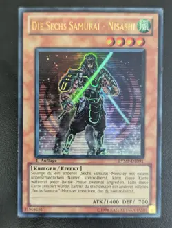 Die Sechs Samurai - Nisashi RYMP-DE091 Ultra Rare DE EX YUGIOH - Image 1