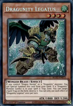 Dragunity Legatus - Secret Rare 1st Edition BLGG-EN075 - NM - YuGiOh - Image 1