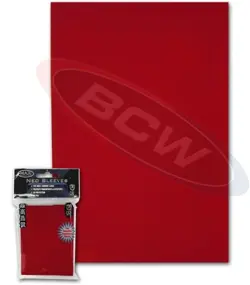 Max Protection YUGIOH Card Sleeves Flat RED (50 Count) Yu-Gi-Oh! - Image 1
