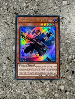 Yugioh TCG Artmage Graflare DUAD-EN010 Ultra Rare 1st Edition EU NM-M - Image 1