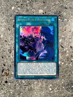 Yugioh TCG Artmage Varnish -Alteration- DUAD-EN058 Ultra Rare 1st Ed EU NM-M - Image 1