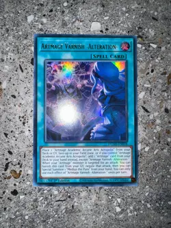 Yugioh TCG Artmage Varnish -Alteration- DUAD-EN058 Ultra Rare 1st Ed EU NM-M - Image 3