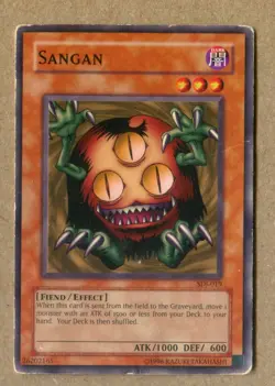 Yu-Gi-Oh! SDJ-019 Zure,Sangan. Un-Ltd FIEND / EFFECT, GAME CARD - Image 2