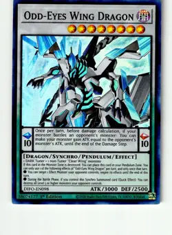 Odd-Eyes Wing Dragon DIFO-EN098 Dimension Force Yu-Gi-Oh 1st Edition LP - Image 1