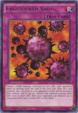 1x (P) Crush Card Virus - DPBC-EN020 - Rare - 1st Edition YuGiOh - Image 1