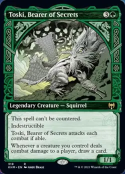 Toski, Bearer of Secrets (Showcase) - Near Mint MTG Kaldheim - Image 1