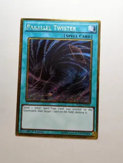 Yugioh - Parallel Twister - PGL2-EN019 - Gold Secret Rare - 1st Edition - LP - Image 1
