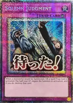 Solemn Judgment (Starlight Rare) RA05-EN124 Yu-Gi-Oh Card - Image 1
