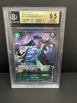 BGS 9.5 One Piece TCG: Arlong (Alternate Art) OP11-023 A Fist of Divine Speed - Image 1
