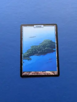 MTG Island Full Art: Unhinged #137 - NM - Image 1