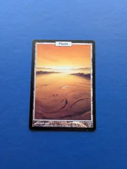 MTG Plains Full Art: Unhinged #136 - NM - Image 1